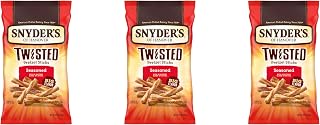 Snyder's of Hanover Seasoned Twisted Pretzel Sticks, 12 Oz Bag (Pack of 3)