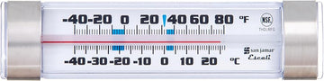 San Jamar THDLRFG Refrigerator/Freezer Thermometer