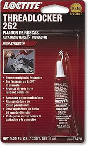 12/Pack Loctite Threadlocker 262 - High Strength Red