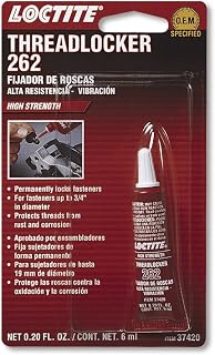 12/Pack Loctite Threadlocker 262 - High Strength Red