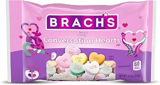 Brach's Tiny Conversation Hearts, Valentine's Day Candy, 10oz