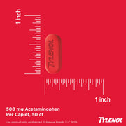 Tylenol 50 Count / Red / 50 Acetaminophen
