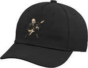 Winston Churchill Playing Guitar Rocker Humor Vintage Adjustable Baseball Hat