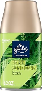 Glade Automatic Spray Refill, Fresh Confidence, Scented Air Freshener for Home and Bathroom, 6.2 Oz