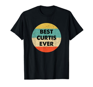 Curtis Name T-Shirt by Curtis Name Shirts & Gifts – Cotton, Black, Model 2GMA0H7PMPN