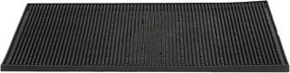 Update International (BSM-1218BK) 18" x 12" Rubber Bar Service Mat