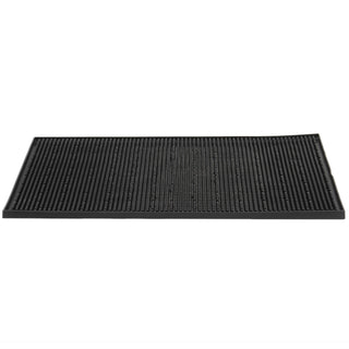 () 18" x 12" Rubber Bar Service Mat by Update International – 18" X 12", Rubber, Black, Model BSM-1218BK