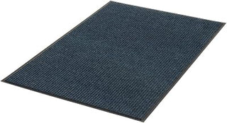 Apache Mills Deep Cleaning Ribbed Entrance Mat, Blue, 24 x 36