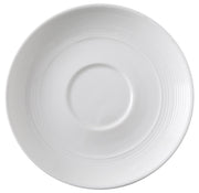 6.25" Saucer for SH by Yanco – Large, Porcelain, Bone White, Pack of 36, Model SH-002