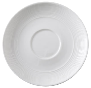 6.25" Saucer for SH by Yanco – Large, Porcelain, Bone White, Pack of 36, Model SH-002