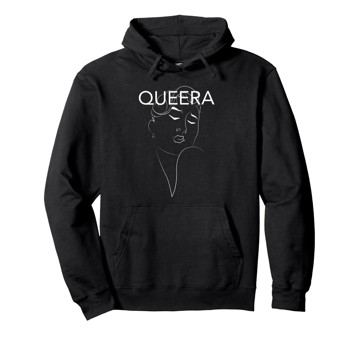 Queera - Curtis Cassell Pullover Hoodie by MAKING THE CUT – Linen, Black, Model G07BFEXSY58