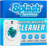 Splash Spotless Washing Machine Cleaner for HE Front Load & Top Load Washers, 1 Count (Pack of 1)