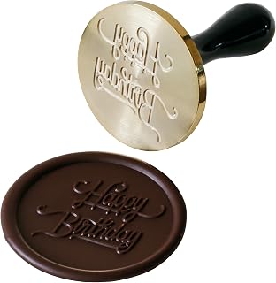 Martellato 20FH30L Chocolate Stamp, 60 Millimeter Happy Birthday