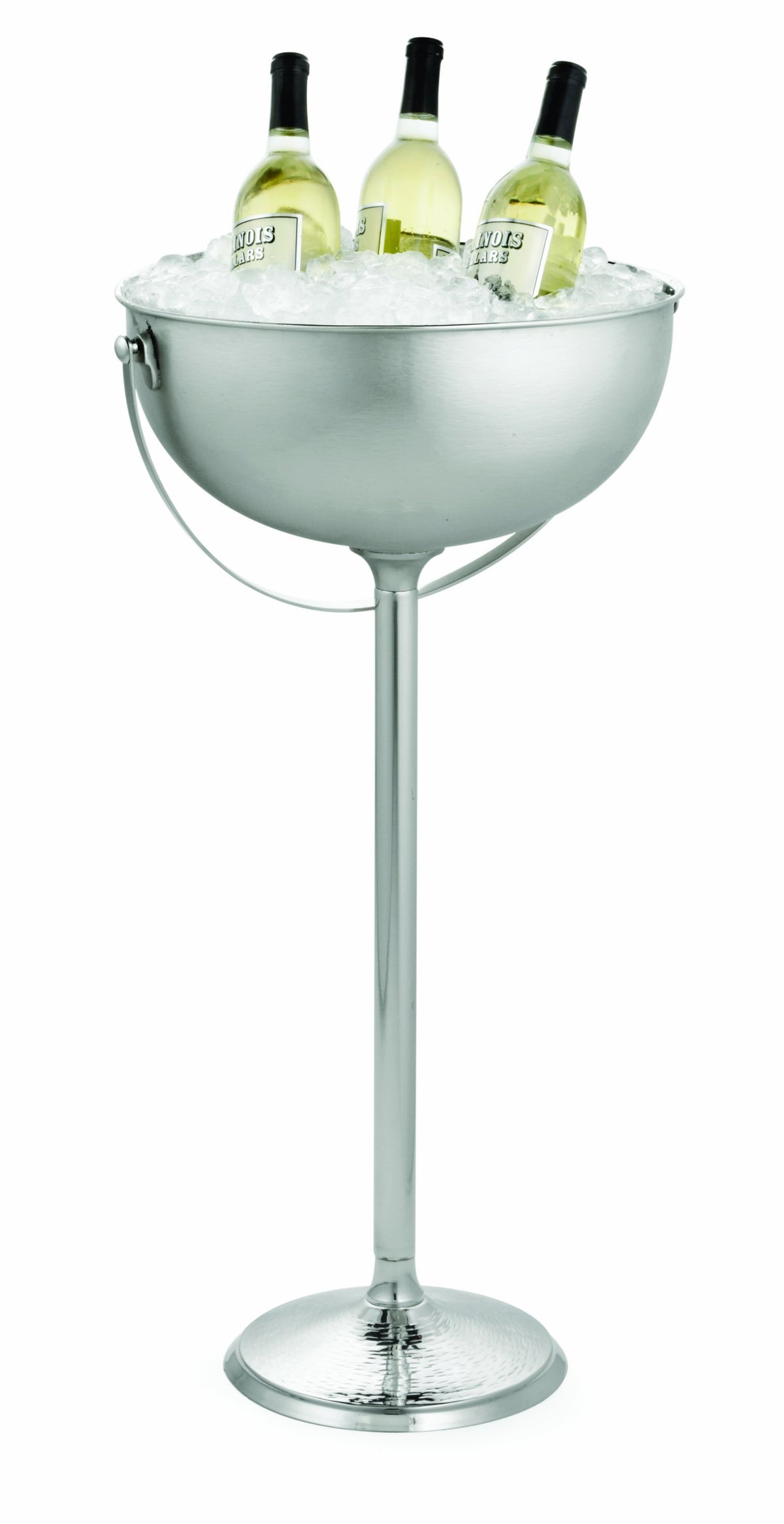 Remington Collection Round Beverage Stand by Tablecraft – Stainless Steel, grey, Model RS2132