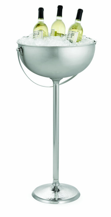 Remington Collection Round Beverage Stand by Tablecraft – Stainless Steel, grey, Model RS2132