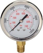 Dynamic 2-1/2" Dial, 10000 PSI, Fluid Glycerine Filled Pressure Gage Stem