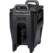 Ultra Camtainer Beverage Carrier by Cambro – 2.75 Gallon, 2.75 gallons, Polyurethane (PU), Black, Model UC250110