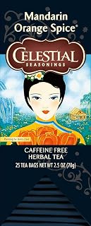 Celestial Seasonings Herbal Tea, Mandarin Orange Spice, 25 Count (Pack of 6)