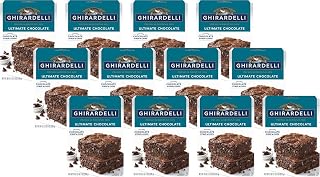 Ghirardelli Ultimate Chocolate Premium Brownie Mix, 19 OZ (Pack of 12)
