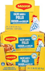Maggi Chicken Flavor Soft Bouillon Tablets 2.96 Oz (Pack of 24)