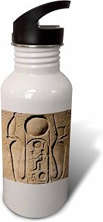 Hieroglyphics, Ramses II, Temple of Luxor, New Empire, Egypt-CN02 PRI0020 - Prisma Flip Straw 21oz Water Bottle