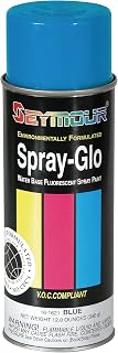 Seymour 16-1621 Spray-Glo Water Base Paints, Fluorescent Blue 12 Ounce (Pack of 1)