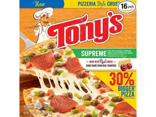 Tonys Pizzeria Style Pizza Supreme by Schwans – Pack of 16