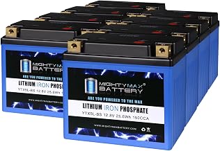 Mighty Max Battery YTX5L-BS Lithium Replacement Battery Compatible with CPI Oliver 25 03-05 - 8 Pack