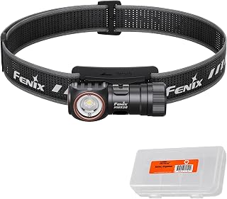 Fenix HM53R Rechargeable Headlamp, 1200 Lumen LED Headlamp with Red Light, Magnetic Tailcap, Detachable Flashlight, USB-C Rechargeable, Lightweight Outdoor Work and Lumentac Organizer