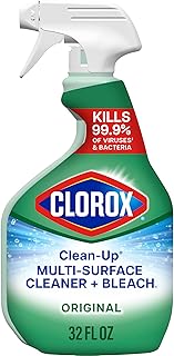 Clorox Clean-Up Multi-Surface Cleaner with Bleach, Original, Spray Bottle, 32 Fl Oz. (Pack May Vary)
