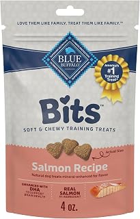 Blue Buffalo Bits Salmon Training Treats, 4 oz