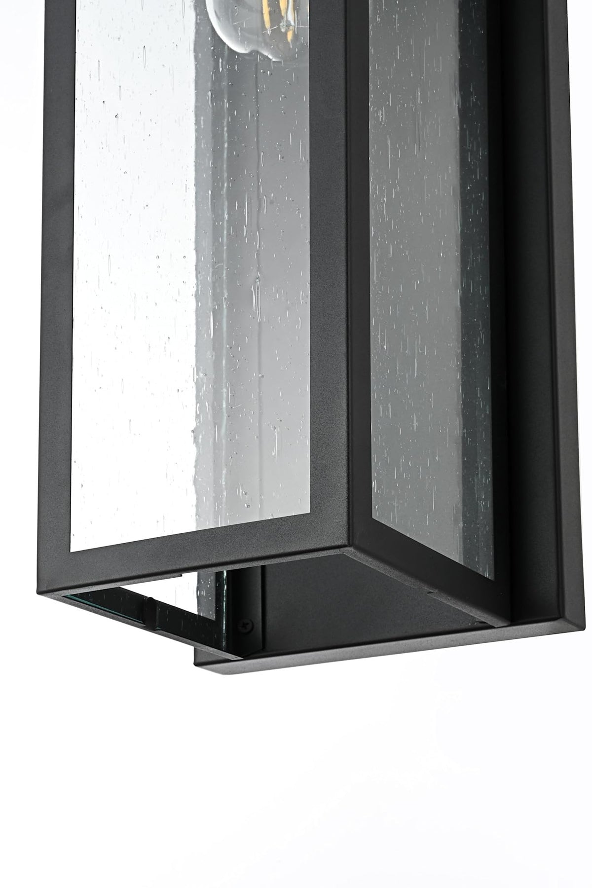 Dunton One Light Outdoor Wall Sconce Black by Lighting Design – Iron, Black, Model OD362W19BK