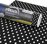 Fadeless Designs Paper Roll, Classic Dots Black and White, 48 Inches x 50 Feet