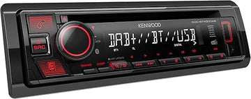 Kenwood KDC-BT450DAB CD Receiver, with Built-in Bluetooth, DAB+ Digital Radio, USB & AUX Input, Steering Wheel Controls