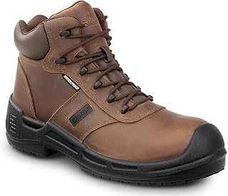 SR Max Mens 6 Brown Lewiston MaxTRAX Composite Toe WP SRO Boot