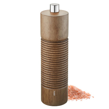 Salt or Pepper Mill by GEFU – Stainless Steel, Brown, Model 34648