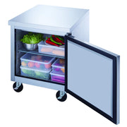 Appliance USA 7 cu. ft. Single Door Undercounter Refrigerator in Stainless Steel by Dukers – 29" Width x 31" Depth x 36" Height, 7.0 cubic_feet, Stainless Steel, Model DUC29R
