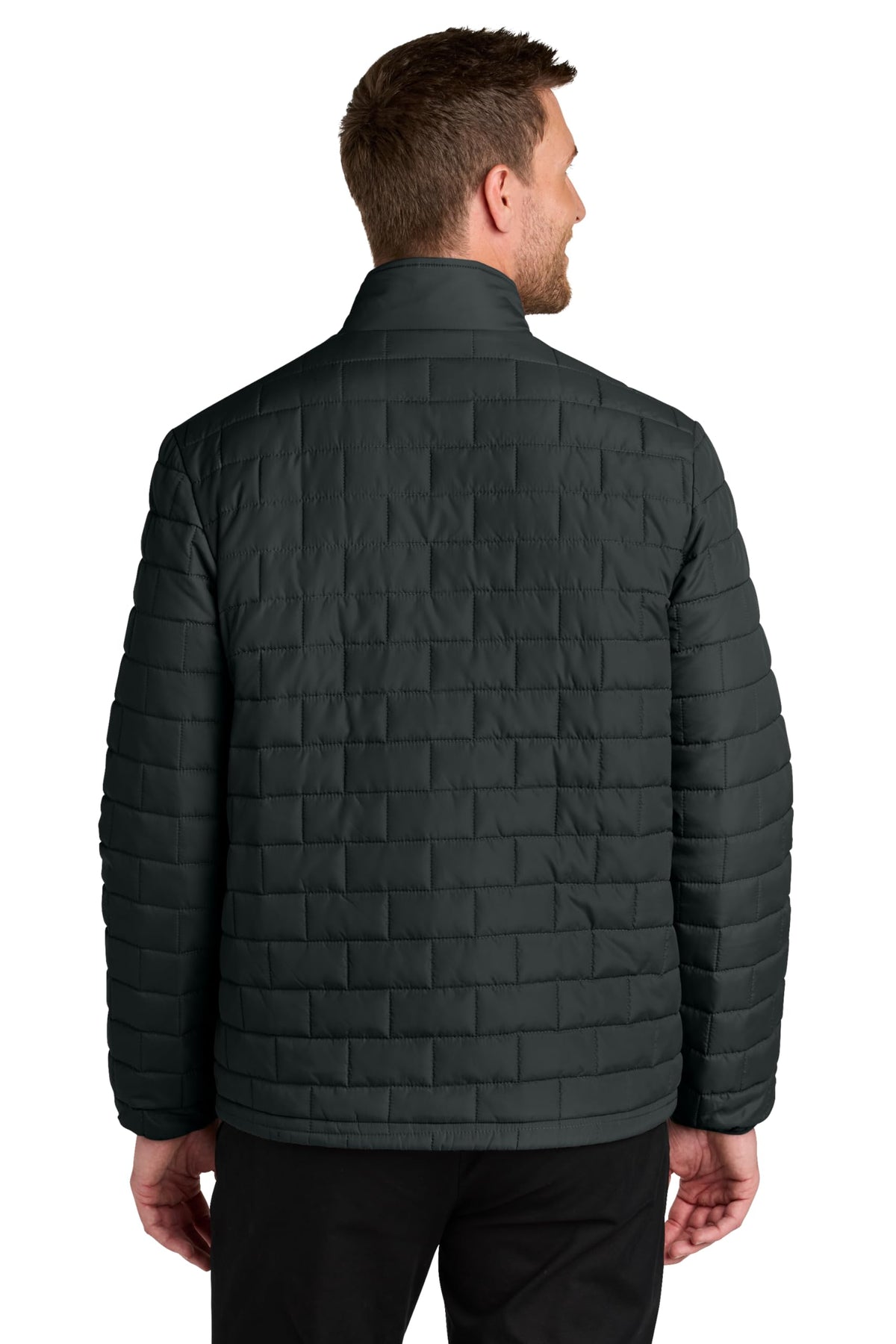 Brick Jacket by Port Authority – 3X-Large, Polyester, Deep Black, Model J854