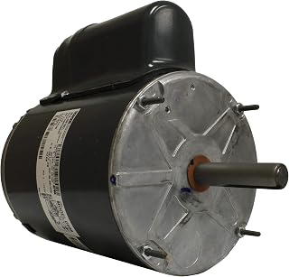 Fasco D998 5.6" Frame Totally Enclosed Permanent Split Capacitor Pedestal Fan Motor with Ball Bearing, 1/2HP, 825rpm, 115/230V, 60Hz, 6-3 amps