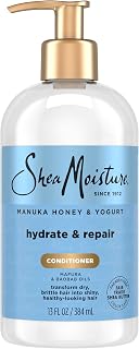 Shea Moisture Manuka Honey & Yogurt Hydrate & Repair Conditioner 13oz | For damaged hair - moisturizes, strengthens and helps repair with Manuka Honey and Yogurt.