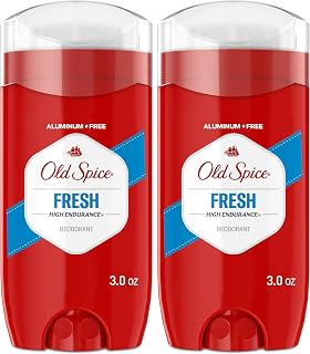 Old Spice Aluminum Free Deodorant for Men, High Endurance, 24/7 Lasting Freshness & Long Lasting Scent, 24/7 Advanced Sweat & Odor Protection, Fresh Scent, 3.0 oz (Pack of 12)