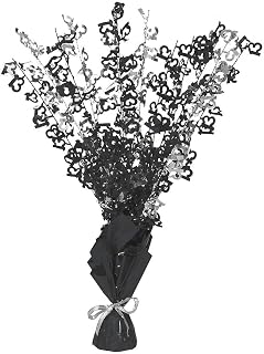 Unique Party 56486 - Glitz Black 13th Birthday Balloon Weight Centrepiece