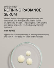 DOCTOR Refining Radiance Serum with Vitamin C by BABOR – 1.76 Fl Oz (Pack of 1), Model 402693