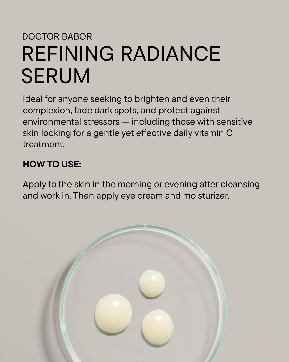 DOCTOR Refining Radiance Serum with Vitamin C by BABOR – 1.76 Fl Oz (Pack of 1), Model 402693