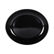 Elite Global 15" x 13" Coupe Oval Heavy-Duty Melamine Plastic Serving Platter by Elite Global Solutions – 15" x 13", Melamine, Coupe, Model M1513OV-B