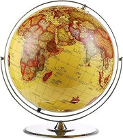 LIOONS Beautiful Globe with Metal Bracket Globe720° Rotation World Globe Hd Easy-to-Read Globes for Classroom Office Geographic Globes Fine and Clear
