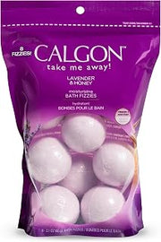 Calgon Bath Fizzies, Lavender & Honey, 8 pcs