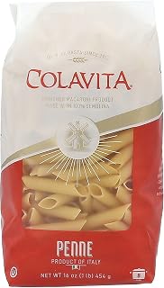 COLAVITA Pasta - Penne Ziti, 1 Pound - Pack of 20