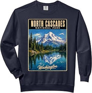 North Cascades National Park, Washington Comfort Colors Adult Sweatshirt