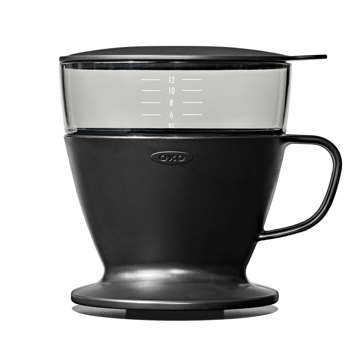 Brew Single Serve Pour-Over Coffee Maker by OXO – 12 ounces, Matte Black, Model 8726100